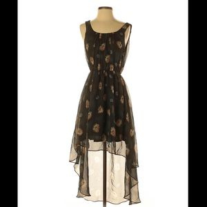 High low floral dress